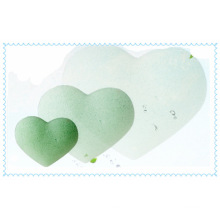 Heart Shape 100% Natural Organic Japan Konjac Sponge for Face Cleaning